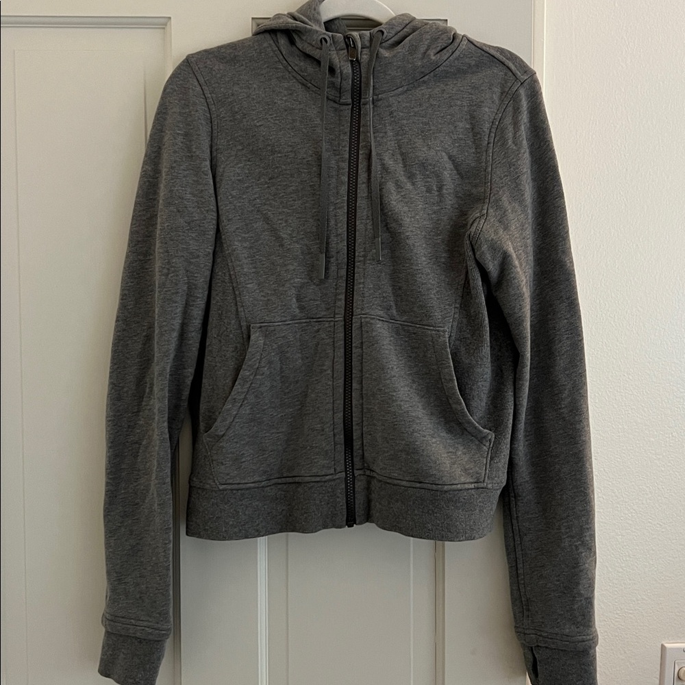 Lululemon Gray Zip-Up Hoodie